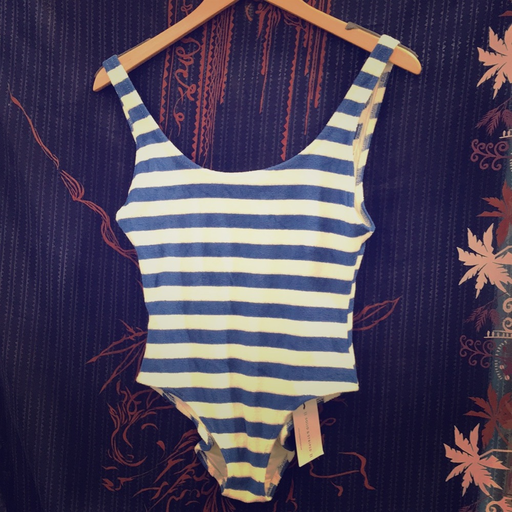 Classic Striped Swimsuit